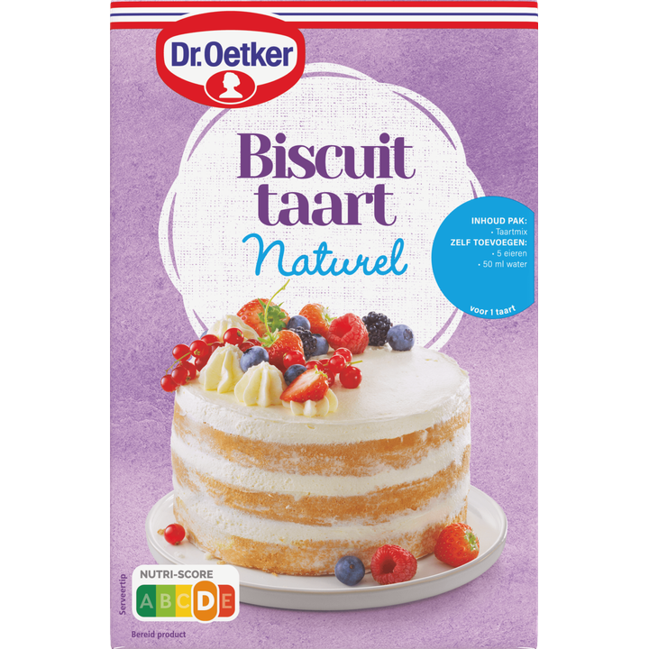 Dr. Oetker Biscuittaart Naturel Bakmix 330 g
