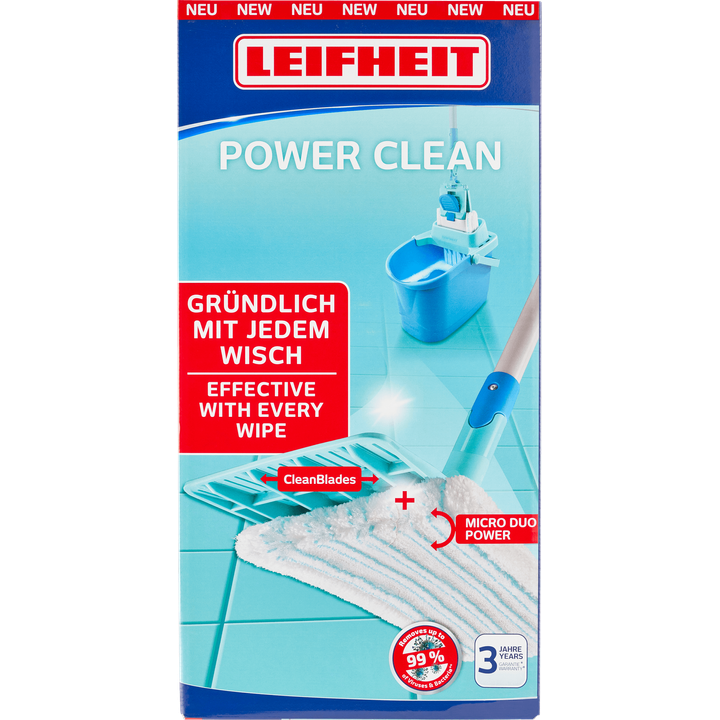 Leifheit Power Clean M Schoonmaakset voor de Vloer