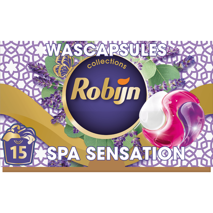 Robijn Collections 3-in-1 Wascapsules Color Spa Sensation 15 wasbeurten