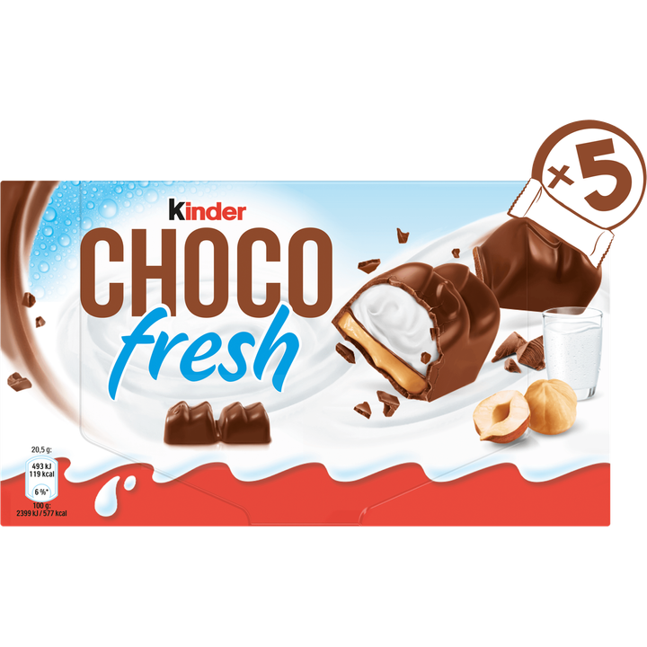 Kinder Choco Fresh 5 Stuks 102,5 g