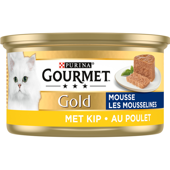 Gourmet Gold Mousse Kattenvoer natvoer met Kip 85g