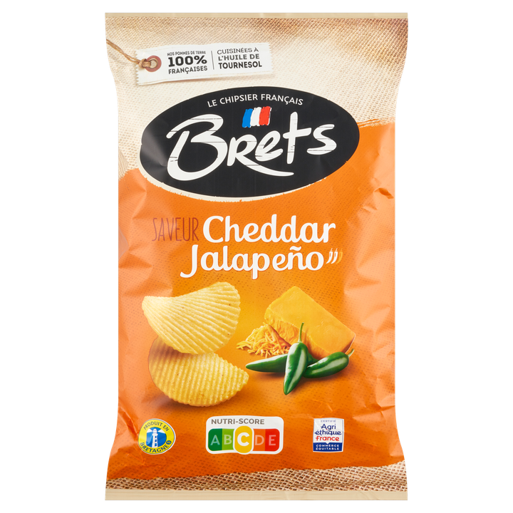 Brets Saveur Cheddar Jalapeño 125 g