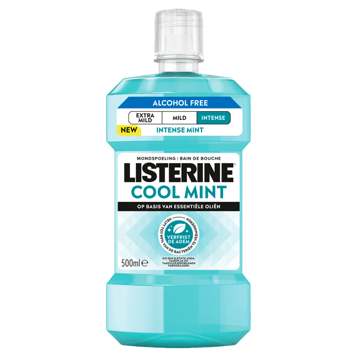 Listerine Mondspoeling Cool Mint op Basis van Essentiële Oliën 500 ml