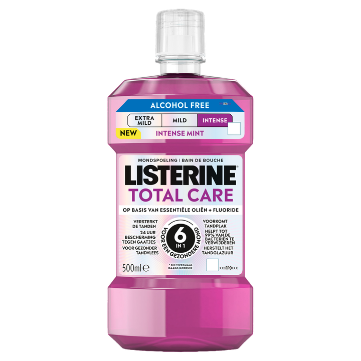 Listerine Mondspoeling Total Care op Basis van Essentiële Oliën + Fluoride 500 ml