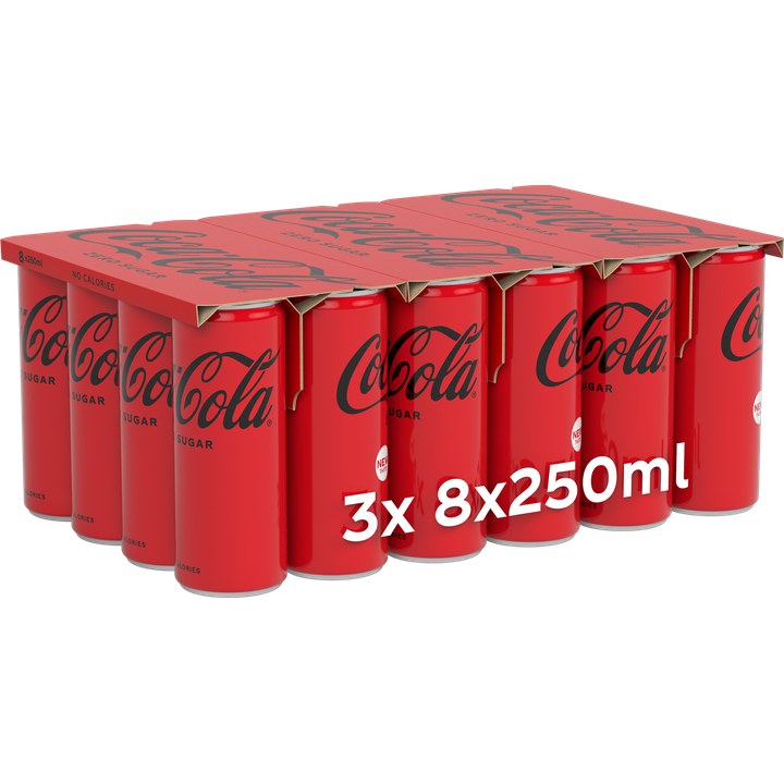 Coca-Cola Zero Sugar 3x 8x250 ml