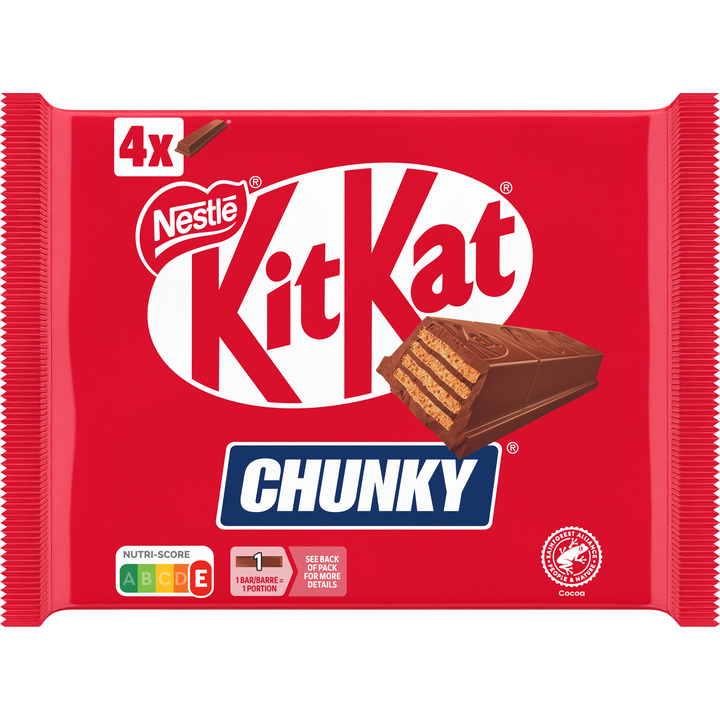 KITKAT Chunky Melkchocolade 4-pack