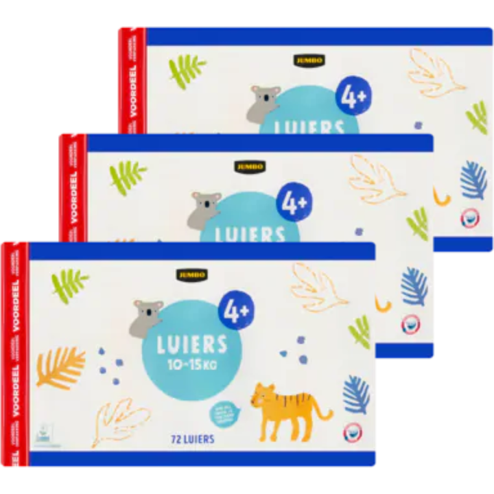 Luiers 4+ 10- - Voordeelverpakking