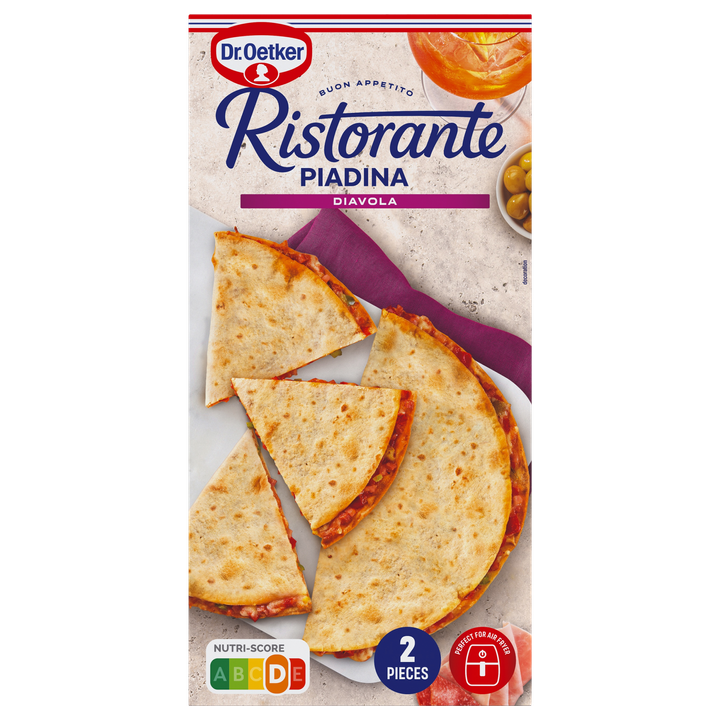 Dr. Oetker Ristorante Piadina Diavola Flatbread 2 stuks
