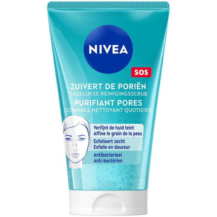 NIVEA Dagelijkse Reinigingsscrub - Zuivert de poriën - 150ml