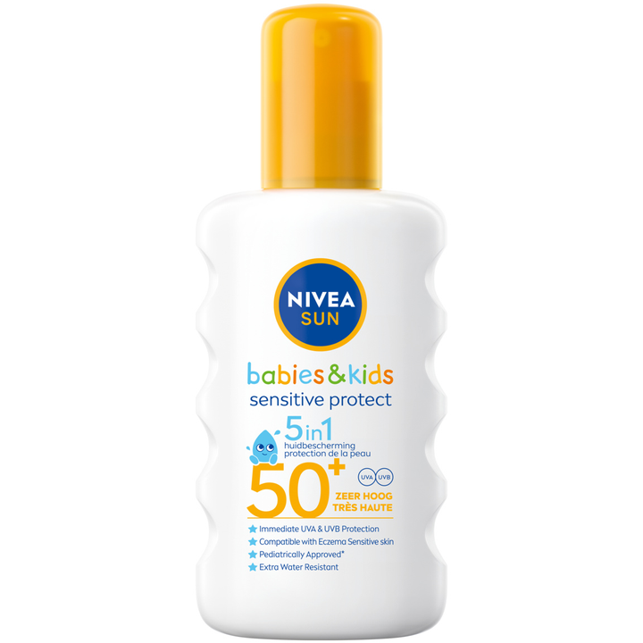 Nivea Sun Babies & Kids Sensitive Zonnebrand Spray SPF 50 200 ML