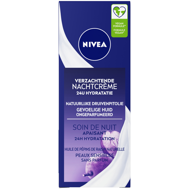 Nivea Verzachtende Nachtcreme Sensitive 50 ML