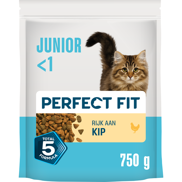 Perfect Fit - Junior - Kattenbrokken - Kip - 750g
