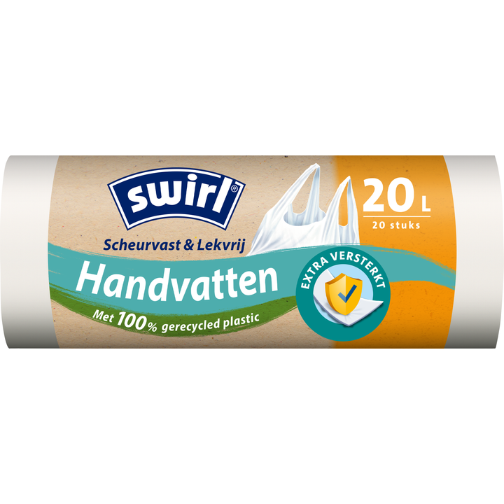 Swirl Vuilniszakken met Handvatten 20 liter 20 stuks