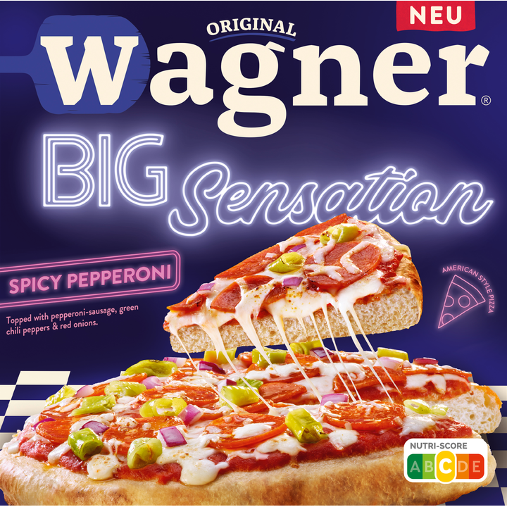 Wagner Big Sensation Spicy Pepperoni 435g