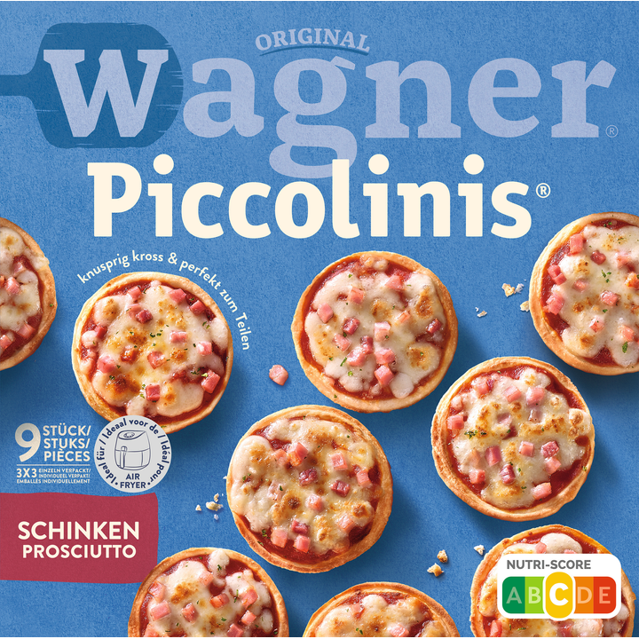 Original Wagner Piccolinis Schinken Prosciutto 3 x 3 Stuks 270 g