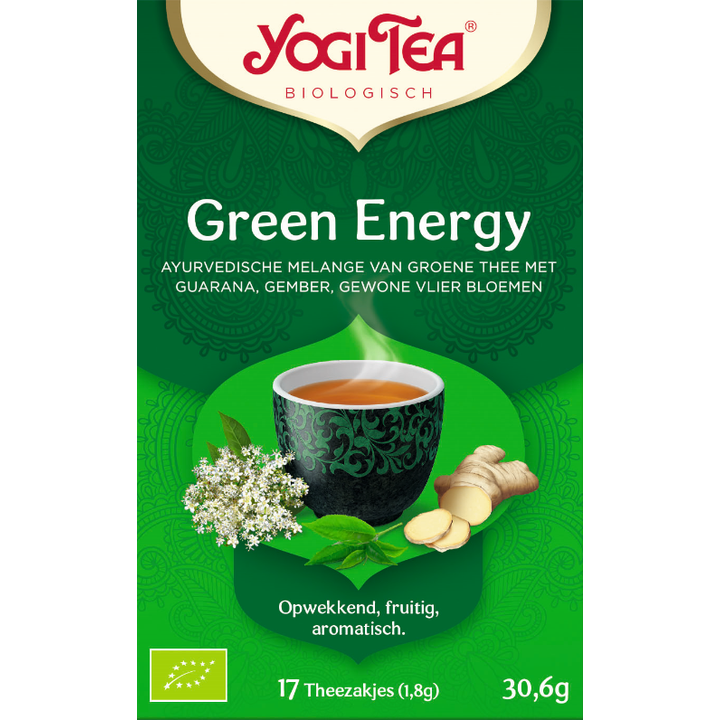 Yogi Tea Biologisch Green Energy Thee 17 Stuks 30,6 g