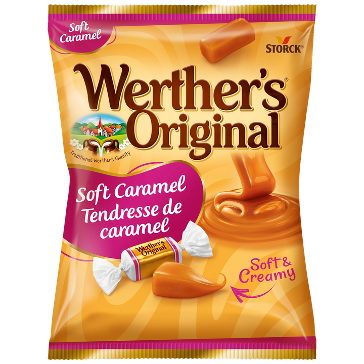 Werther's Original Roomsnoepjes Soft Caramel Zak, 150 gram