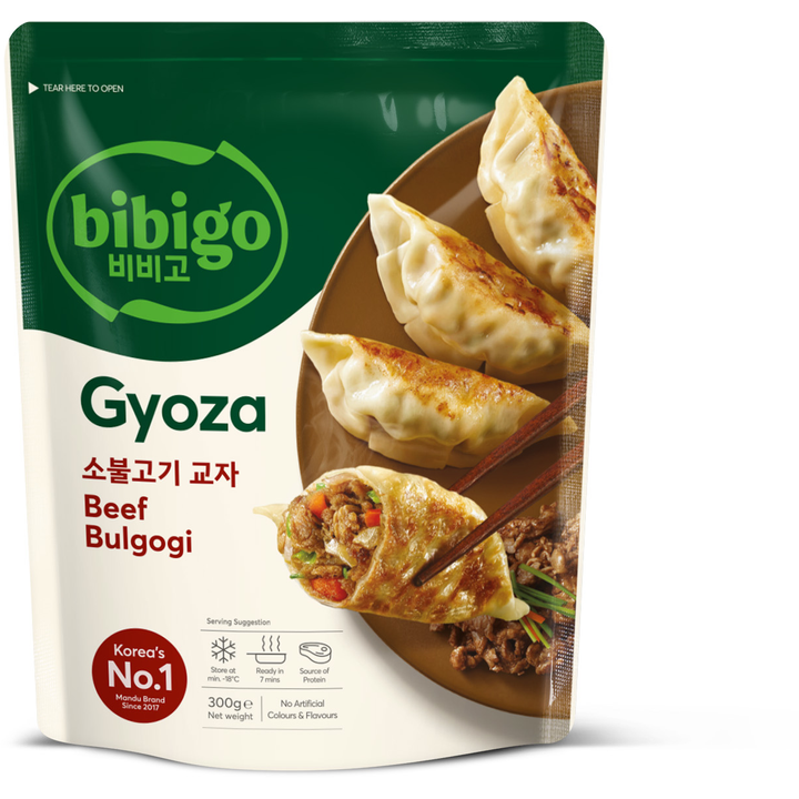Bibigo Gyoza Beef Bulgogi & Groenten 300g