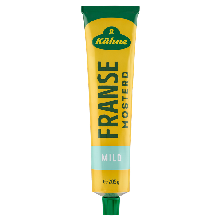 Kühne Franse Mosterd Mild 205 g