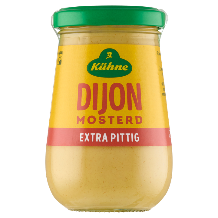 Kühne Dijon Mosterd Extra Pittig 185 g