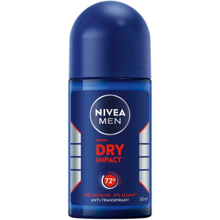 Nivea for men NIVEA MEN Dry Impact Anti-Transpirant Deodorant Roller - 50ml