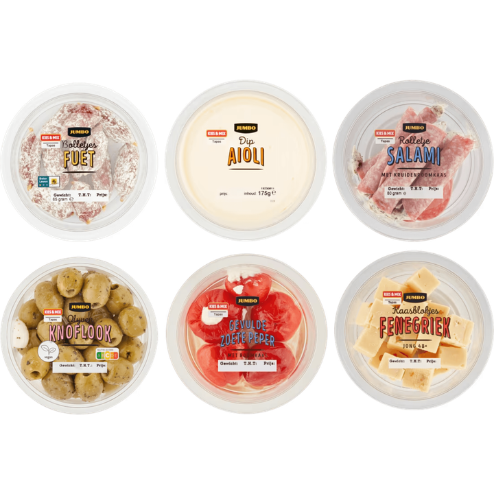 Kies & Mix Tapas Borrelplank 2-4 Personen