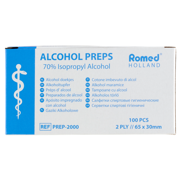 Romed Alcoholdoekjes 100 Stuks