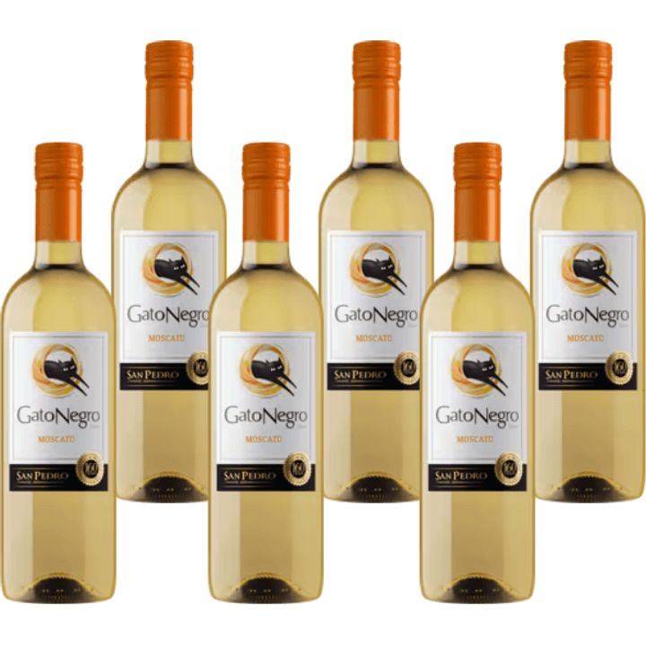 Gato Negro - Moscato - 6 x 750ML - zonder doos