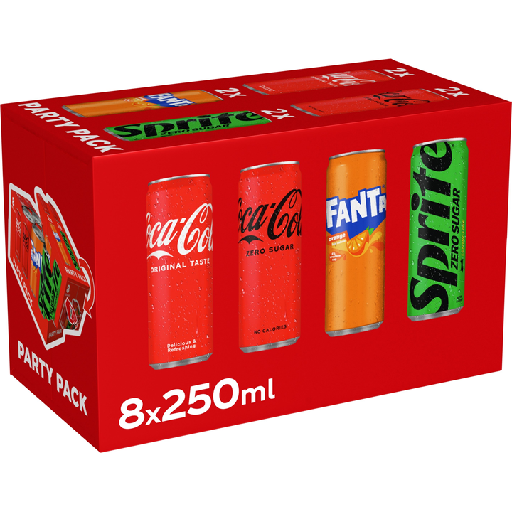 Coca-Cola Party Pack 8 x 250 ml