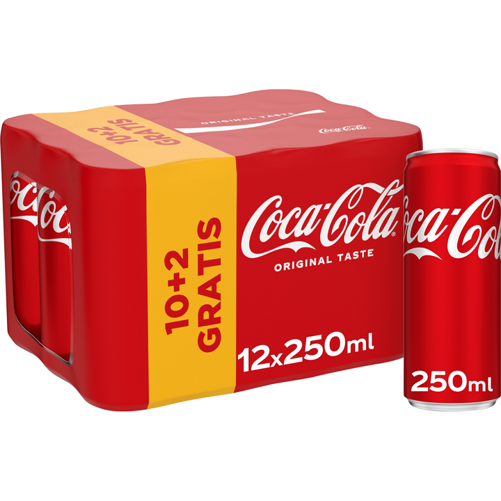 Coca-Cola Original Taste 10+2 Gratis 12 x 250 ml