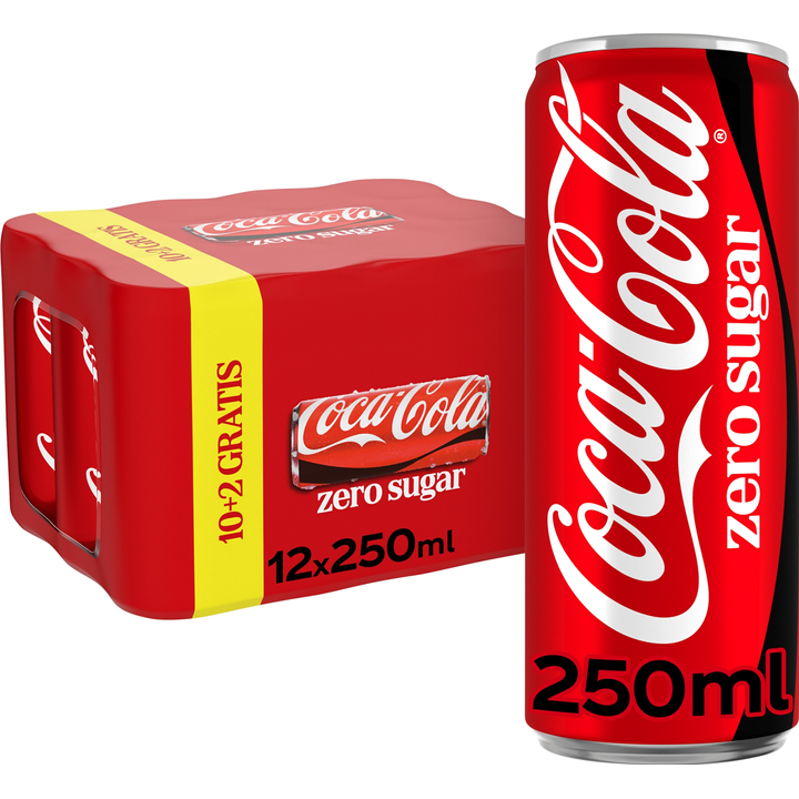 Coca-Cola Zero Sugar 12 x 250 ml