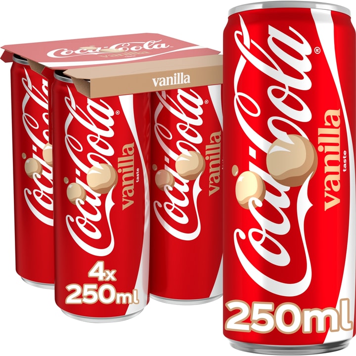 Coca-Cola Vanilla 4 x 250 ml