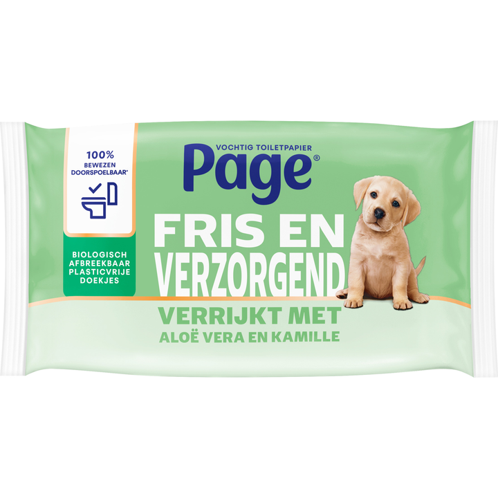 Page Vochtig Toiletpapier Aloë Vera