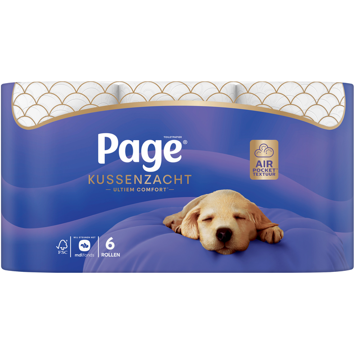 Page Kussenzacht Toiletpapier 6-rollen