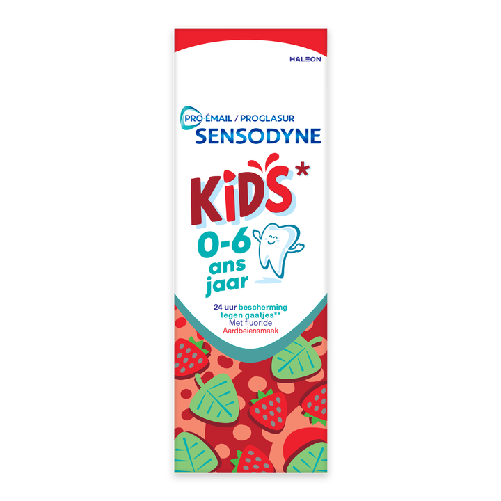 Proglasur Kids Aardbeiensmaak Tandpasta 0-6 Jaar 50 ML