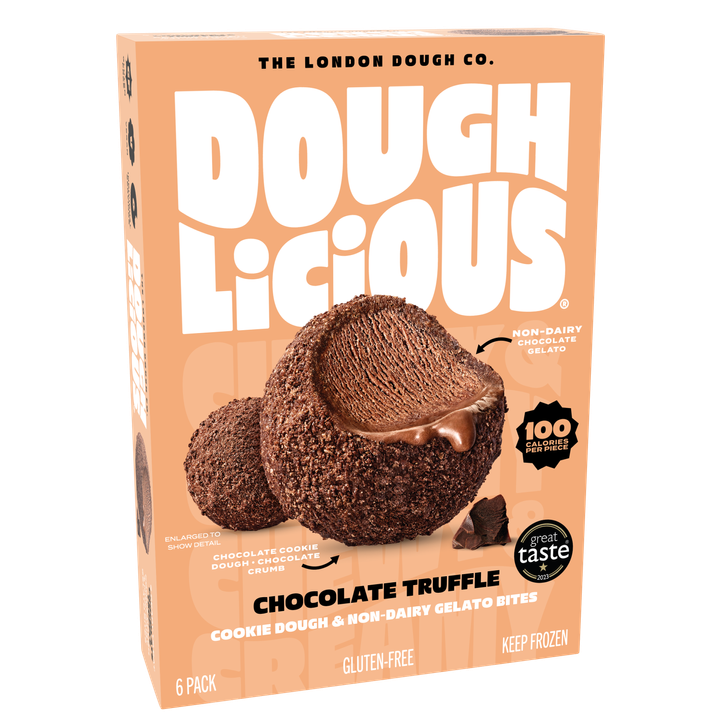 Doughlicious Chocolate Truffle Cookie Dough & Non-Dairy Gelato Bites