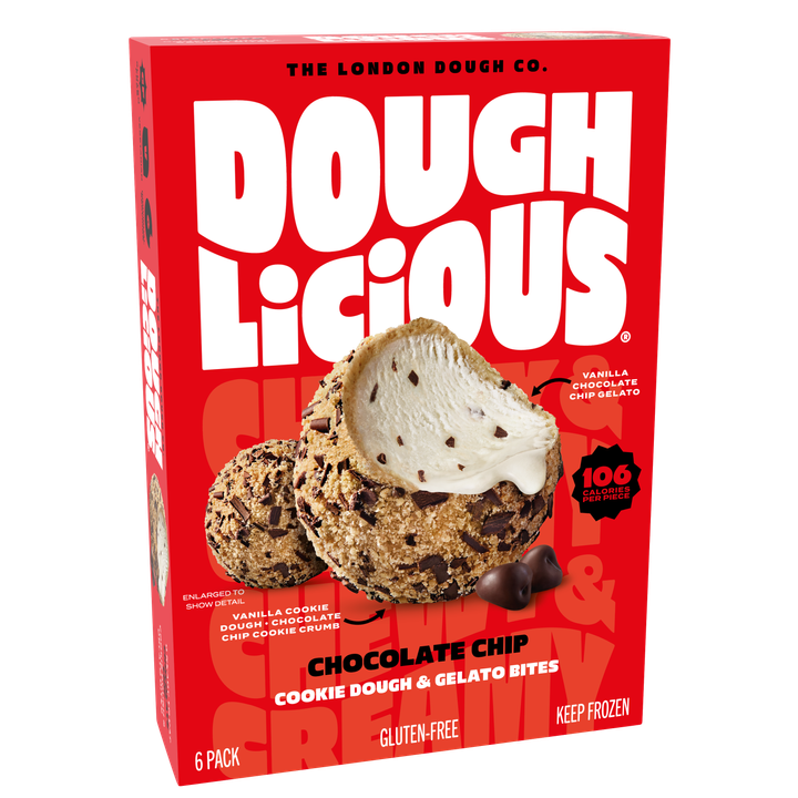 Doughlicious Chocolate Chip Cookie Dough & Gelato Bites