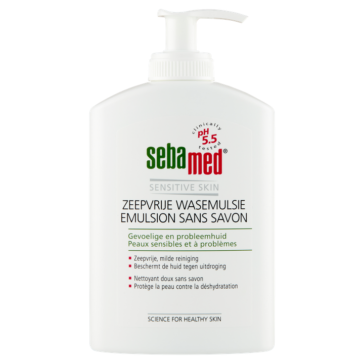 Sebamed Sensitive Skin Zeepvrije Wasemulsie 300 ml