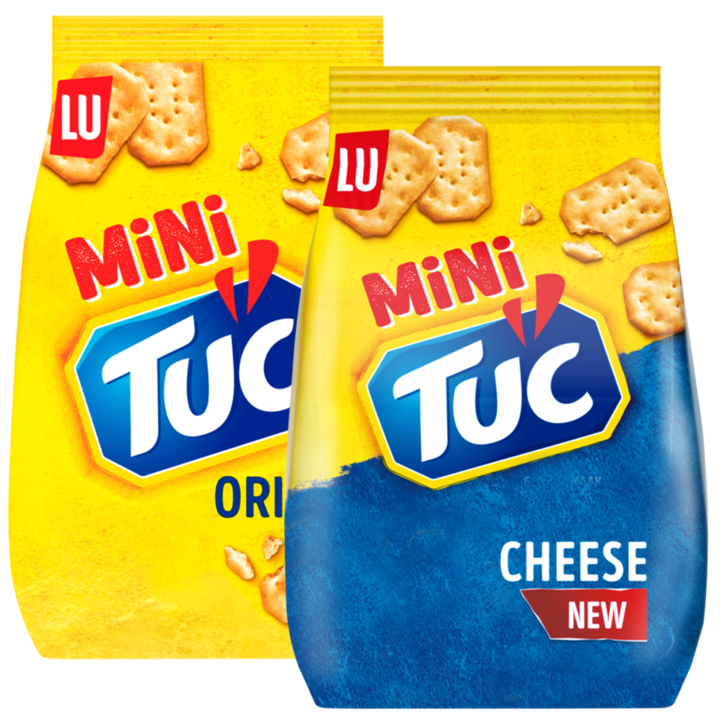 LU TUC Mini's Original en Cheese 2 x 100g