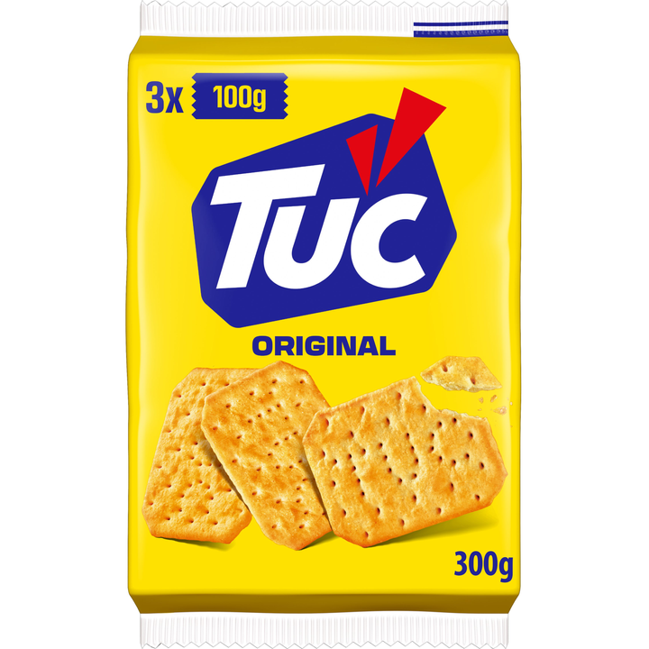 LU TUC TUC crackers naturel 3-pack 300g