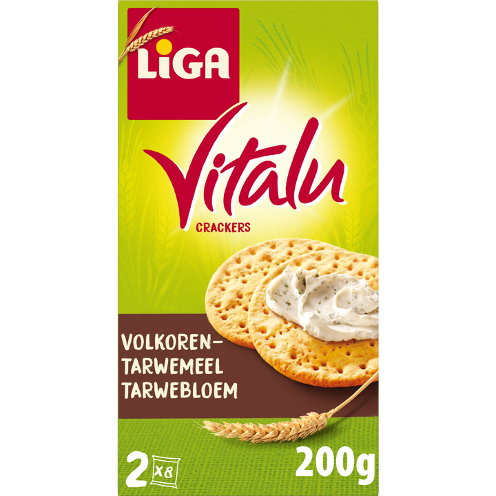 Liga Vitalu Volkoren Tarwemeel Tarwebloem doos 200 g