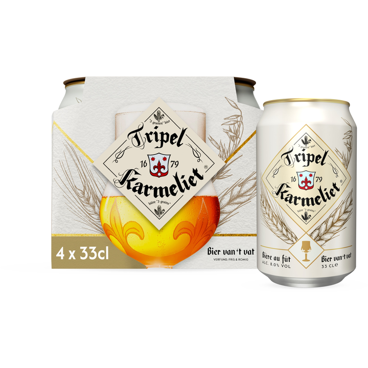 Tripel Karmeliet Belgisch Bier Blikken 4 x 33 cl