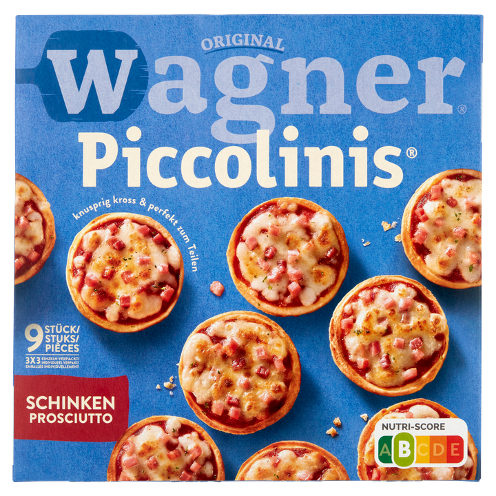Original Wagner Piccolinis Schinken Prosciutto 3 x 3 Stuks 270 g
