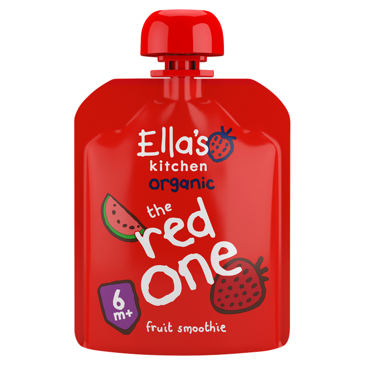 Ella's Kitchen Fruit smoothie the red one 6+ biologisch 90 g