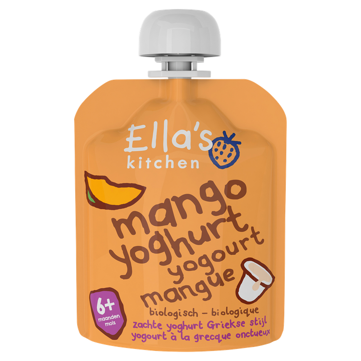Ella's Kitchen Mango yoghurt 6+ biologisch 90 g