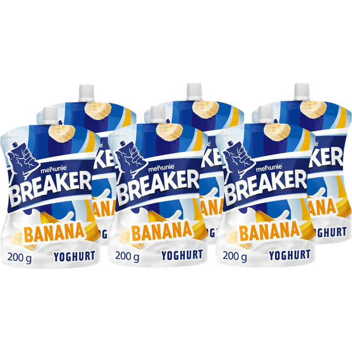 Melkunie Breaker Banaan Yoghurt 6 x 200 g