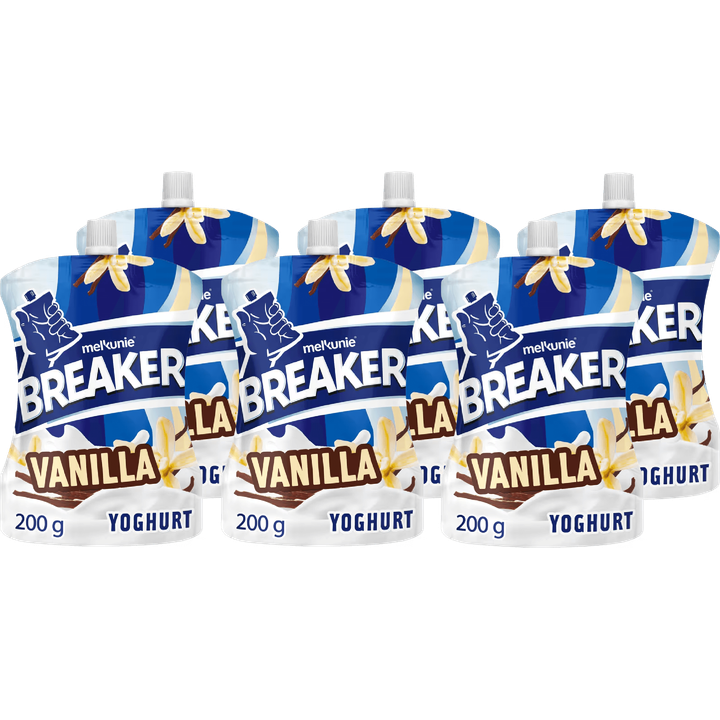 Melkunie Breaker Vanille Yoghurt 6 x 200 g