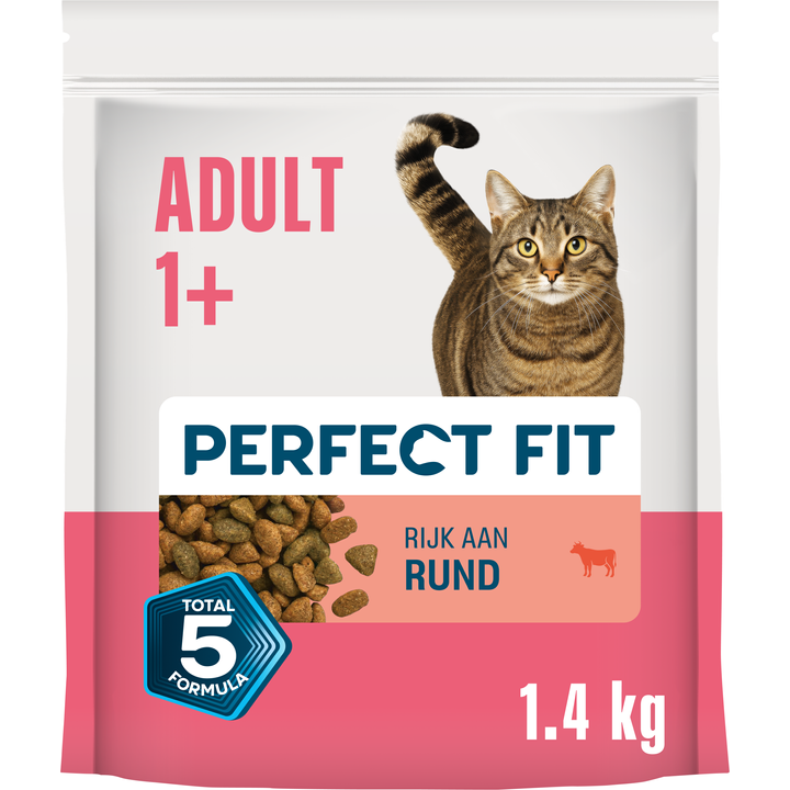 Perfect Fit - Kat - Adult - Active - Kattenbrokken - Rund - 1,4kg