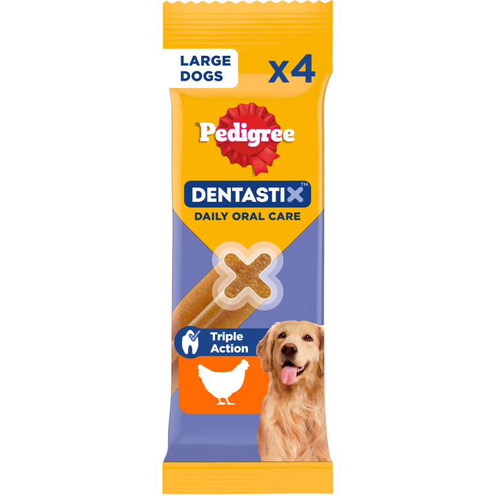 Pedigree Dentastix Maxi Kauwstaaf - Gebitsverzorgende Hondensnack - 4 Stuks