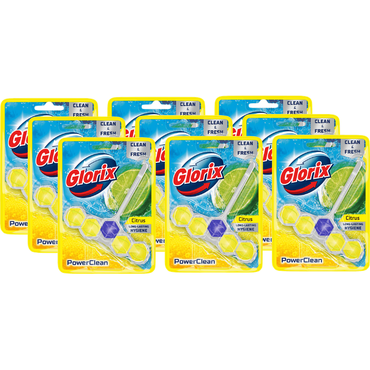 Glorix Citrus PowerClean WC Blok 9 x 50 g
